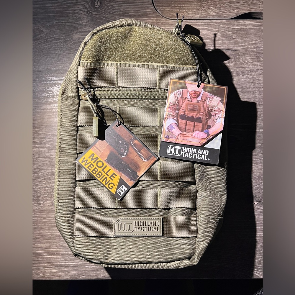 Highland tactical sling bag for Everyday carry, in Olivegreen